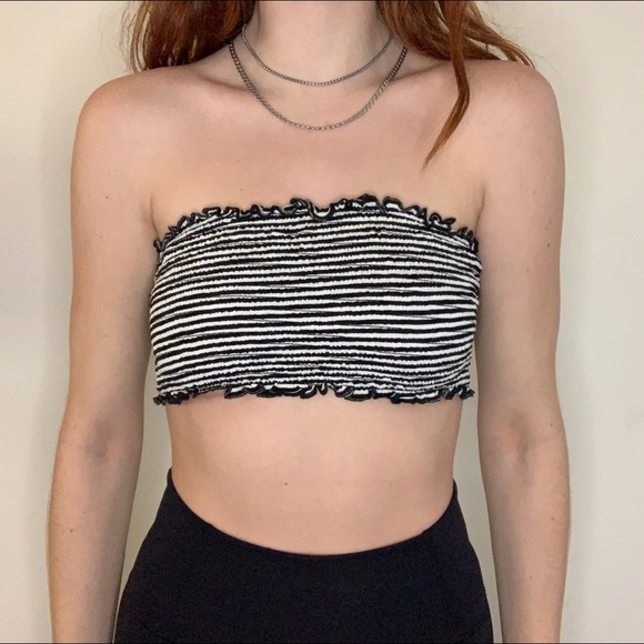 Forever 21 Other - black & white striped tube top